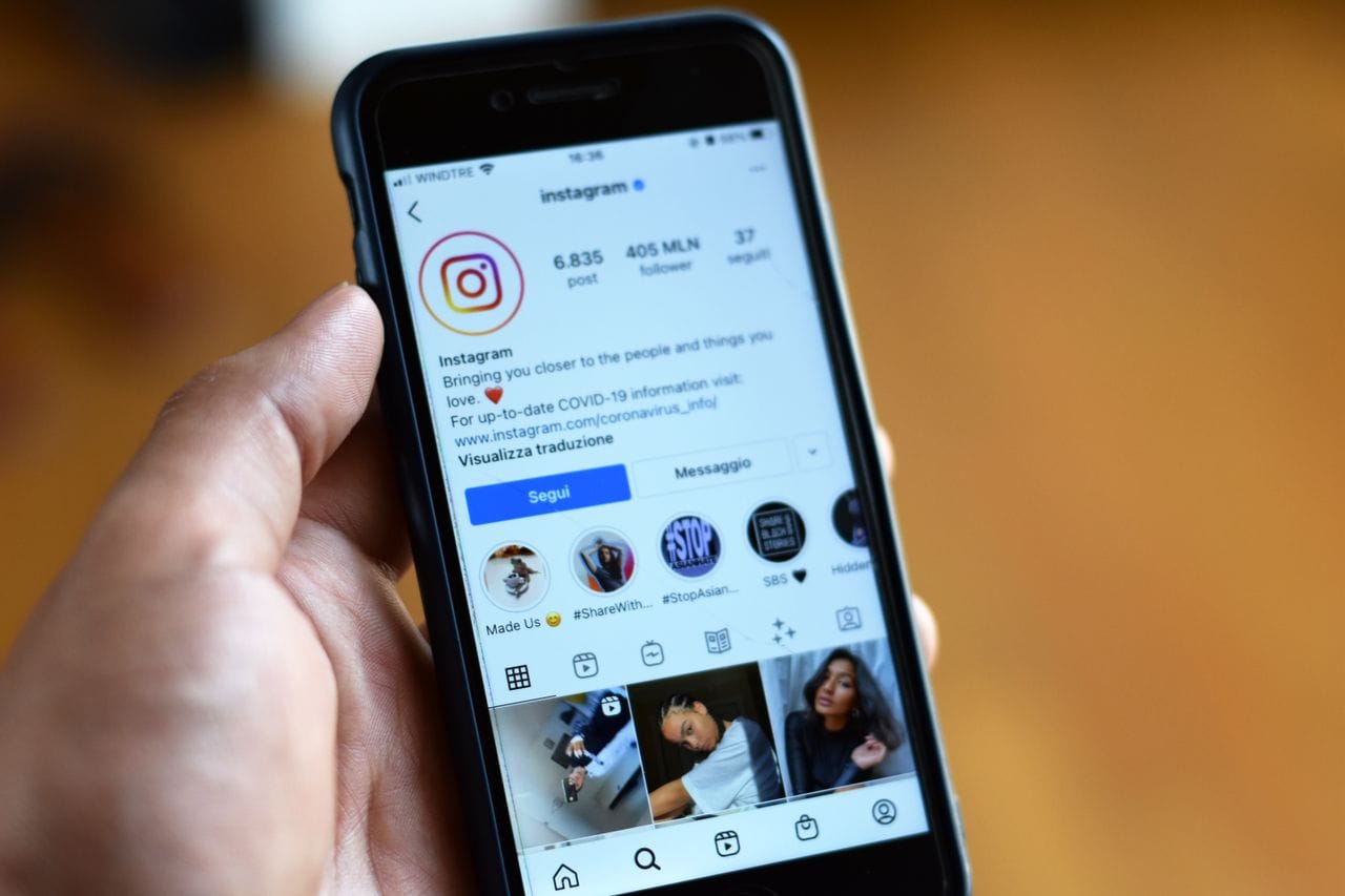 modificare ordine foto instagram